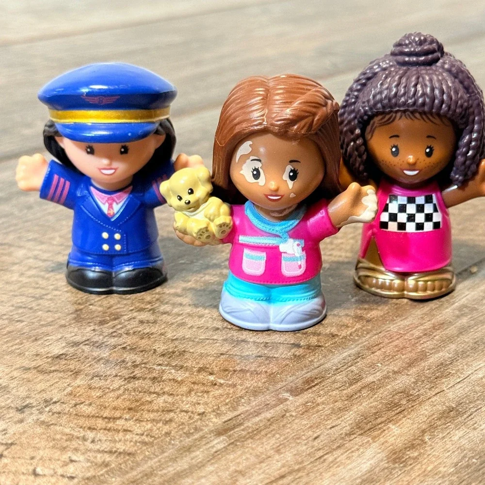 Fisher Price Little People You Can Be Anything Girl Figures,Mix Lot of 6